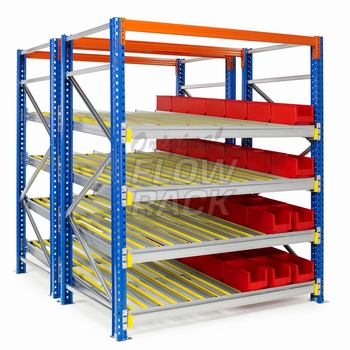 Doorrolframes voor palletstelling dubbeldiep