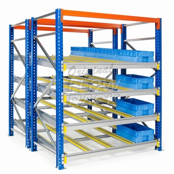 Doorrolframes KLT-versie palletstelling dubbeldiep