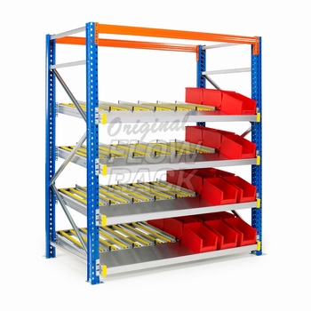 Doorrolframes voor palletstelling enkeldiep