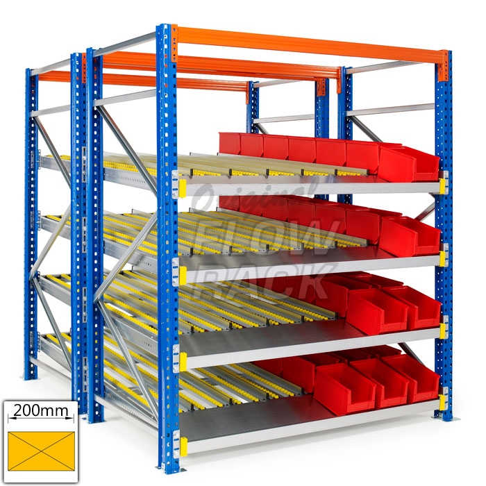 Doorrolframes voor palletstelling dubbeldiep