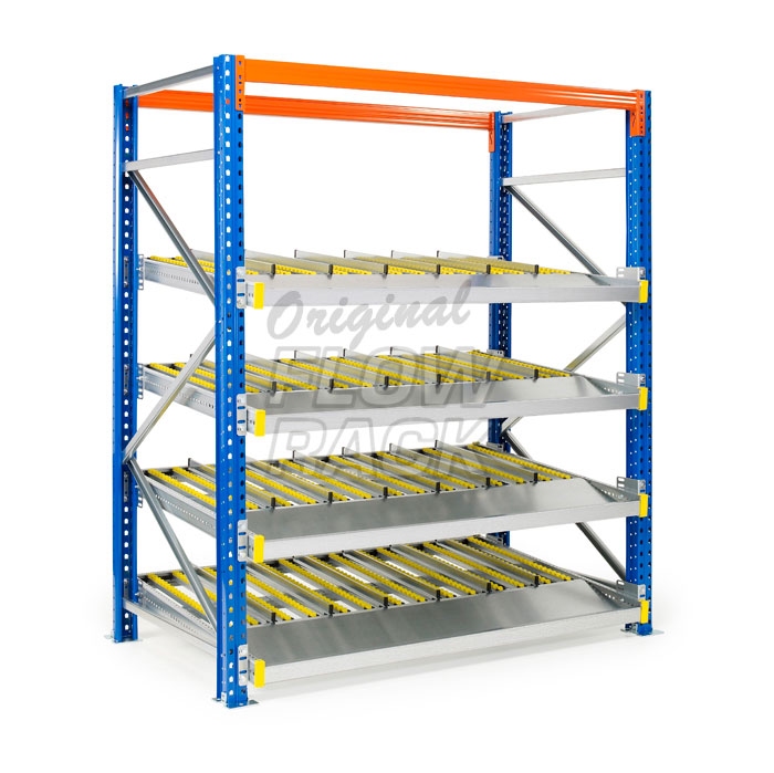 Doorrolframes voor palletstelling enkeldiep